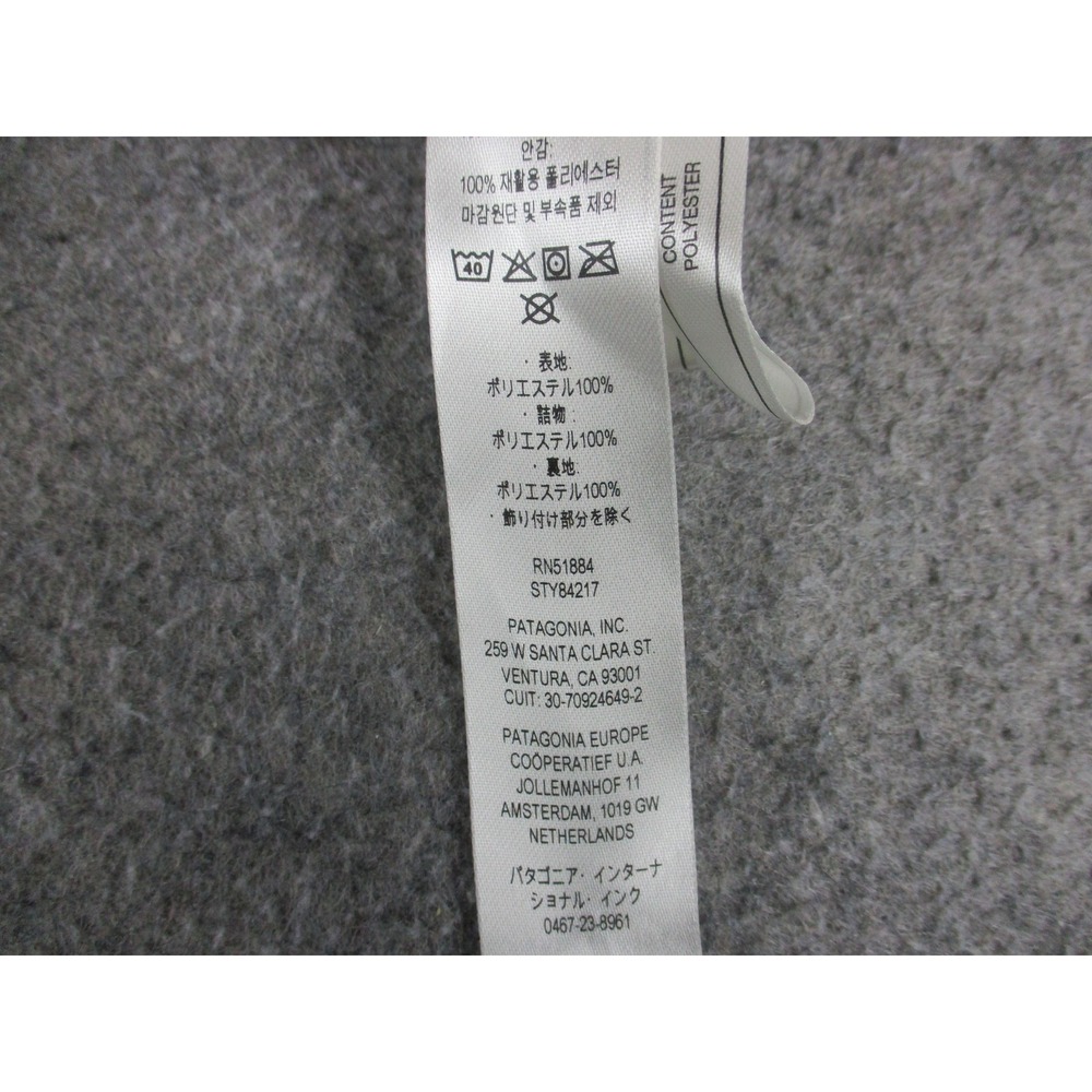 Patagonia Jacket Womens 2XL XXL Gray Nano Puff Quilted Puffer Embroidered Coat - Picture 7 of 11